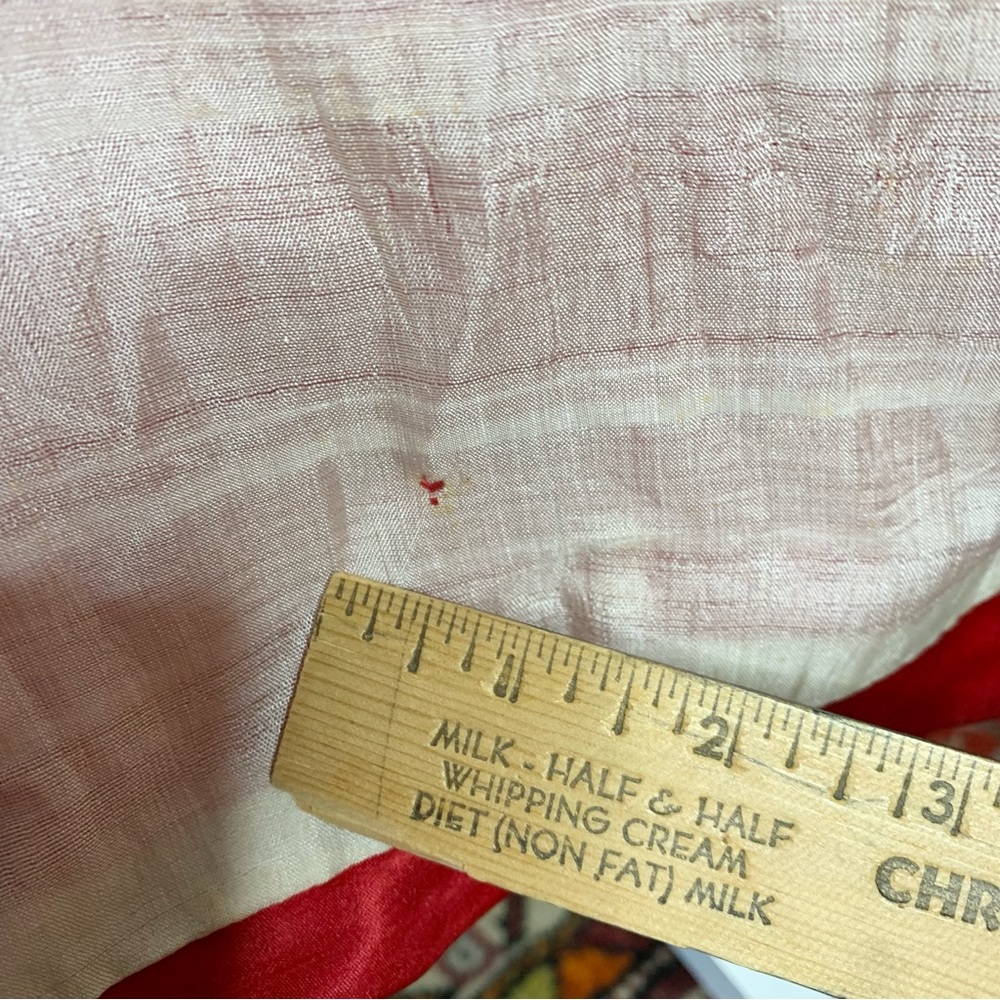 Red Silk Dragon Embroidered Kimono - Picture 9 of 11